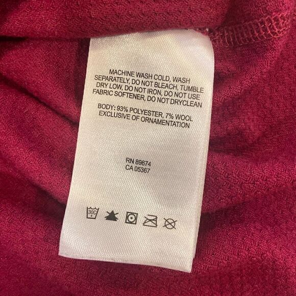 Mountain Hardware Pullover Henley Sz XL Fuchsia Base Layer Button Top - Picture 6 of 9